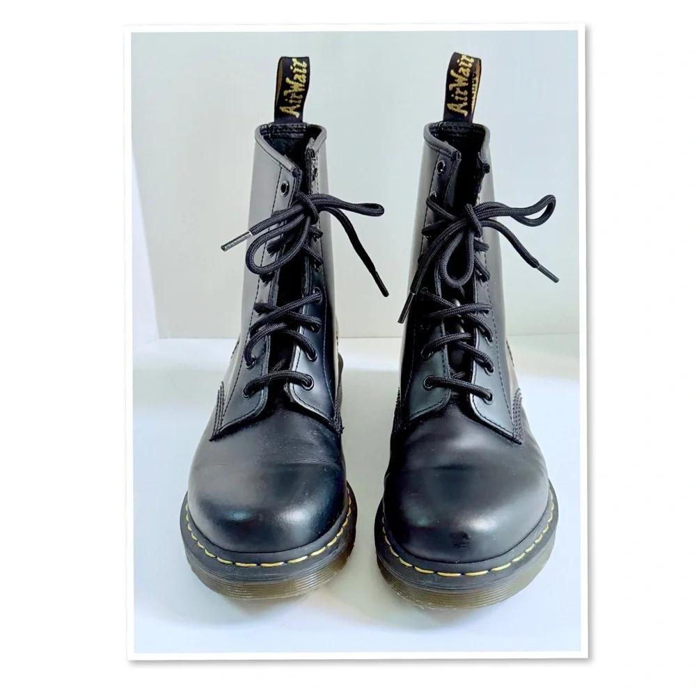 Dr. Martens 1460 Black Lace-Up Boots - Picture 2 of 11